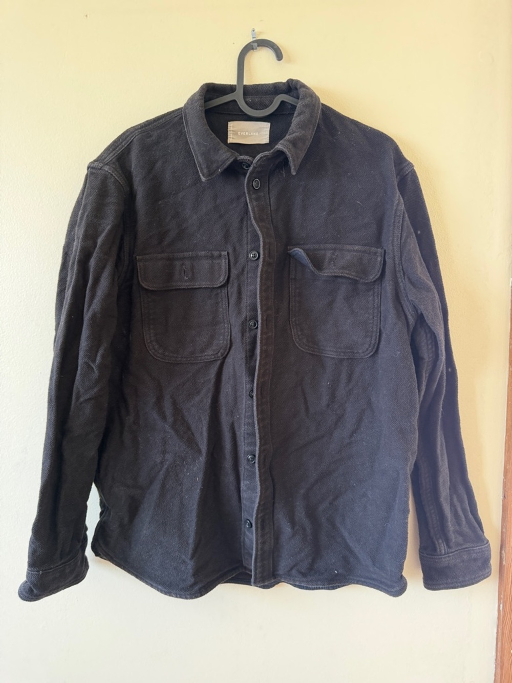 Everlane Men's Black Shirt Jacket